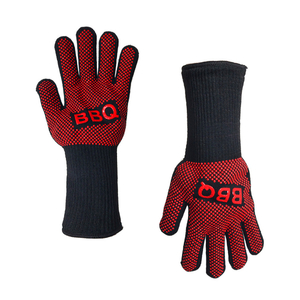 Long Heat Resistant Grilling Gloves