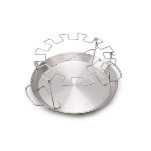 Stainless Steel Drumstick Rack with Pan